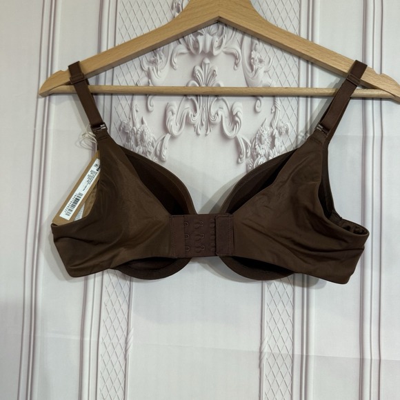 Skims Smoothing Intimates Full Coverage Lightly Lined Bra Sz 34A Cocoa NWT $54 - Picture 5 of 9